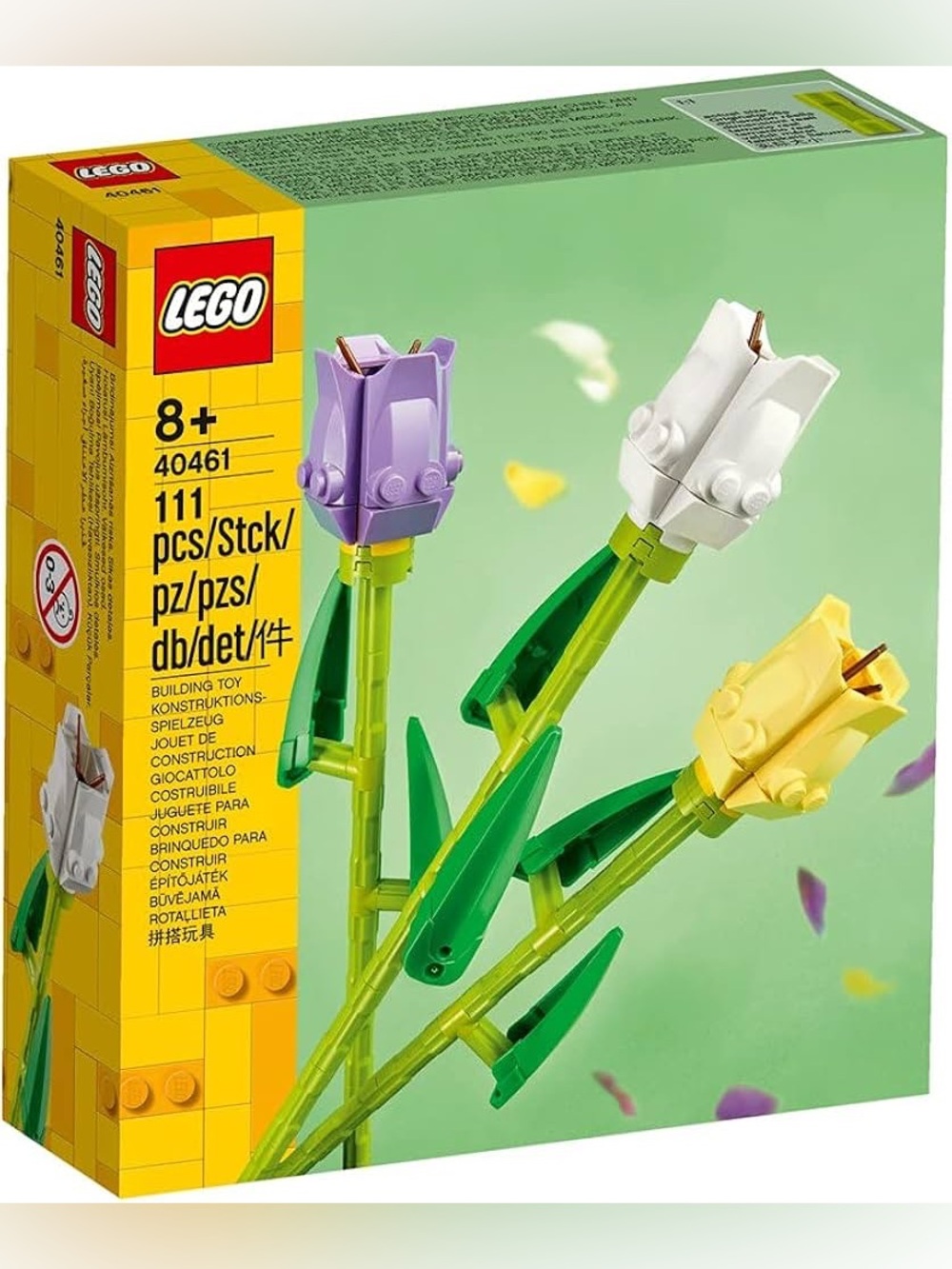 LEGO Tulips 40461 111 Pieces Complete Set Boxed 24cm Seasonal